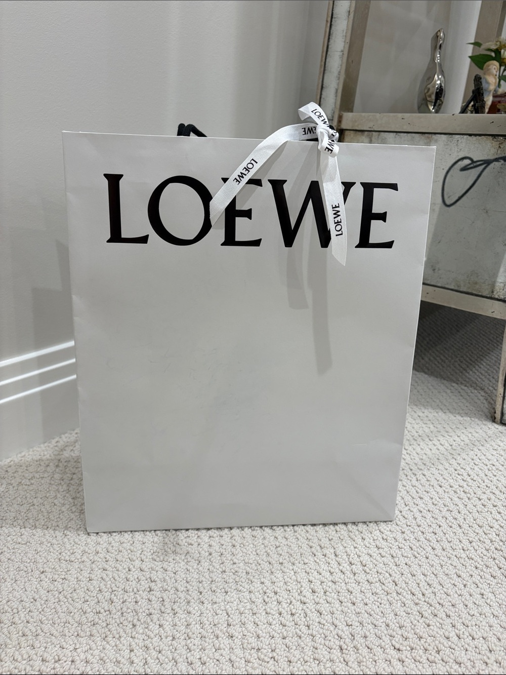 New Loewe paper bag w/ribbon